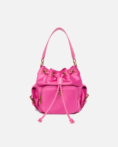 Pinko Small Satin Bucket Bag