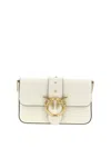 Pinko Love One Classic Slouchy Clutch In White