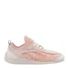 Pinko Elasticized Knit Low Top Sneakers In Pink