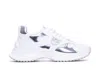 Pinko Ariel 15 White Sneakers With Mirror Panels And Logo Patch On The Tongue In Tech Fabric Woman