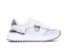 Pinko Sneakers White In Metallic