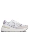Pinko Sneakers Mesh Panel Rubber Sole In White