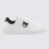 Pinko Sneakers With Love Birds Logo Plaque In White