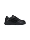 Pinko Mandy Sneakers With Crystals And Studs In Black