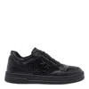 Pinko Mandy Sneakers With Crystals And Studs In Black