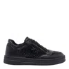 Pinko Mandy Sneakers With Crystals And Studs In Black