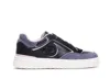 Pinko Low Top Sneakers With Leather And Suede Upper In Blue