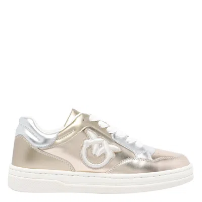 Pinko Sneakers In Gold