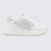 Pinko Love Birds-embellished Platform Sneakers In White