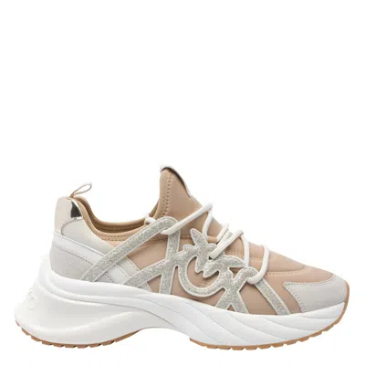 Pinko Ariel Sneakers In Neutral