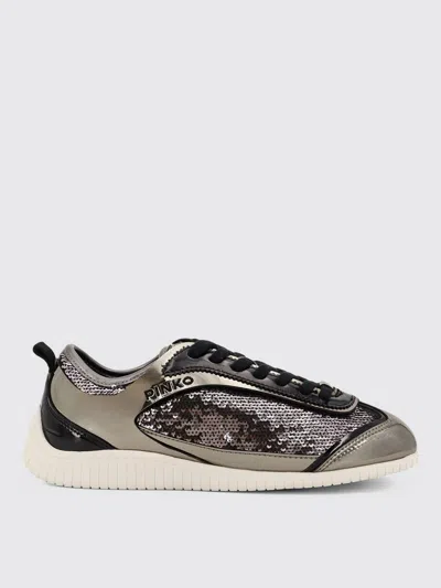 Pinko Sneakers  Woman Color Grey In Gray