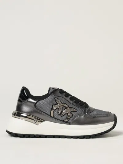 Pinko Sneakers  Woman Color Grey In Gray