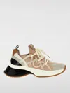 Pinko Slip-on Ariel Sneakers With Suede In Multicolor