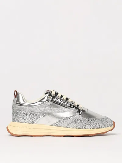 Pinko Sneakers  Woman Color Silver