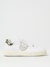 Pinko Ariel 15 Leather Low-top Sneakers In White