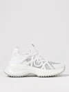 Pinko Ariel Crystal-embellished Lace-up Sneakers In White
