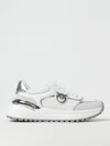Pinko Low Top Sneakers Golden Detail In White
