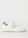 Pinko Ariel 15 Leather Low-top Sneakers In White