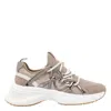 Pinko Slip-on Sneakers Made Of Technical Fabric In Nude