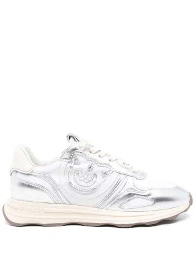 Pinko Sneakers In Silver