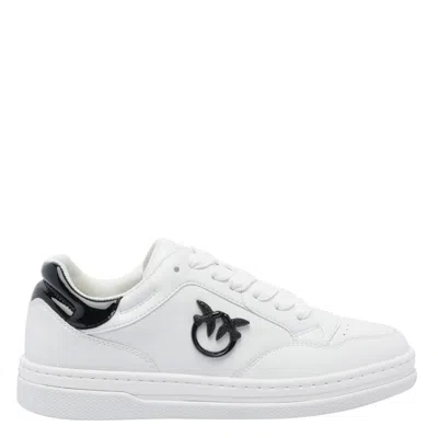 Pinko White And Black Sneakers