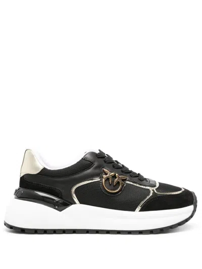 Pinko Sneakers With Logo In Black