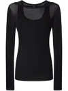 Pinko Light Gauze Long-sleeved Sweater