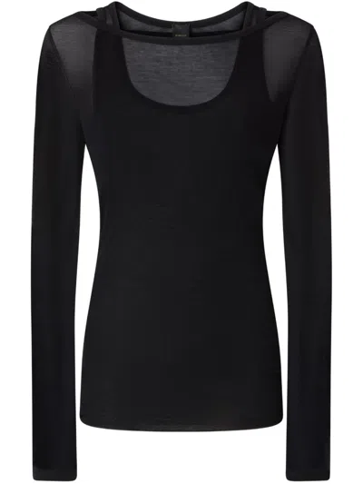 PINKO PINKO SOFT COTTON-NYLON BLEND SWEATER