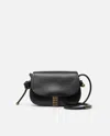 Pinko Shoulder Bag In Leather In Black-antique Gold