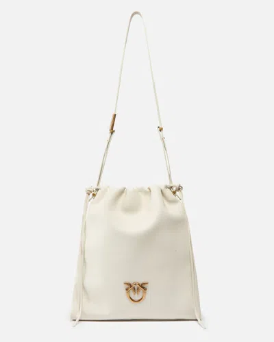 Pinko Sac Souple Carré En Cuir À Logo