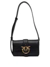 Pinko Mini Love One Leather Shoulder Bag