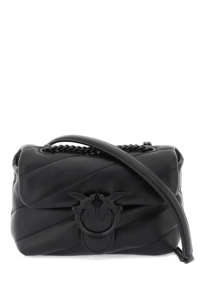 Pinko Mini Love Bag Puff Maxi Quilt Crossbody Bags Black