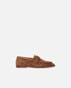 PINKO MOCASSINS EN DAIM SOUPLE