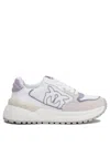 Pinko Sole Sneakers And Slip-ons In Leather In White