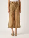 Pinko Somebody Pantalone Trousers In Tabacco