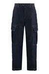 Pinko Sonata Wide-leg Jeans In Denim