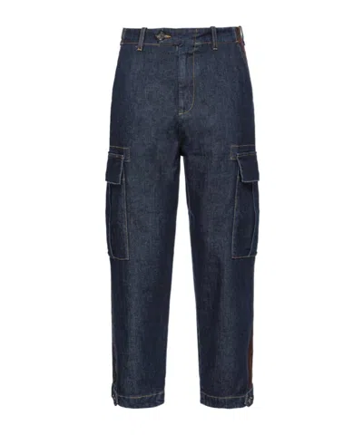 PINKO PINKO STRAIGHT LEG CARGO JEANS