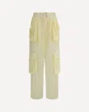 Pinko Sottocasa Trousers Made Of Polyester. In Yellow