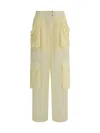 Pinko Trousers In Beige Rutabaga