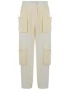 Pinko Sottocasa Trousers Made Of Polyester. In Giallo Chiaro