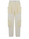 Pinko Sottocasa Trousers Made Of Polyester. In Giallo Chiaro