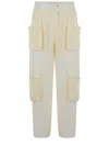 Pinko Sottocasa Trousers Made Of Polyester. In Giallo Chiaro