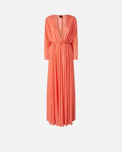 PINKO SPECIAL-OCCASION DRESS WITH NECKLINE AND OPEN DETAIL AT THE BACK