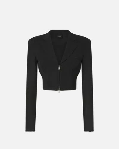 Pinko Spencer Jacket With Zip In Black