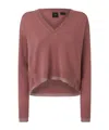 Pinko Pull En Cachemire Et Lurex In Pink