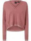Pinko Pull En Cachemire Et Lurex In Pink
