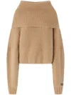 Pinko Sphynx Sweater In Nude