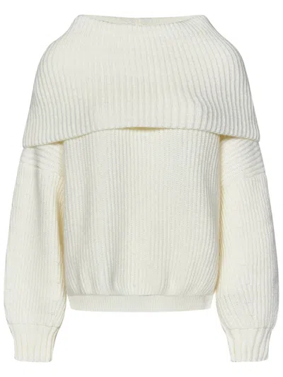 Pinko Sphynx Sweater In White