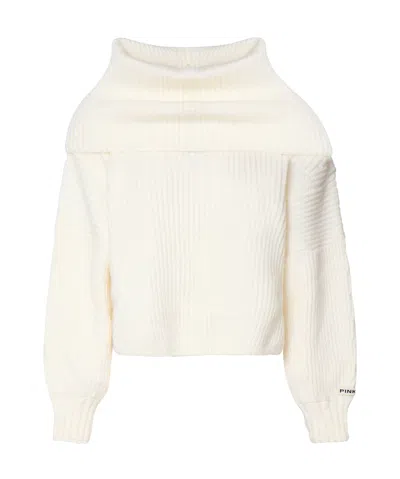 Pinko Sphynx Sweater In White