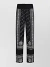 Pinko Pantalon À Imprimé Bandana Ample Et Léger